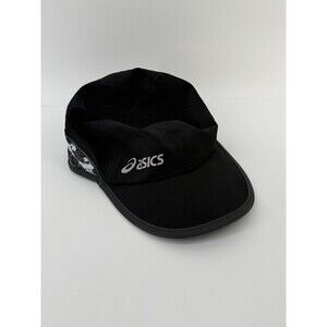 Asics Lite Show Cap  Performance Black pattern Running, Unisex Size OS